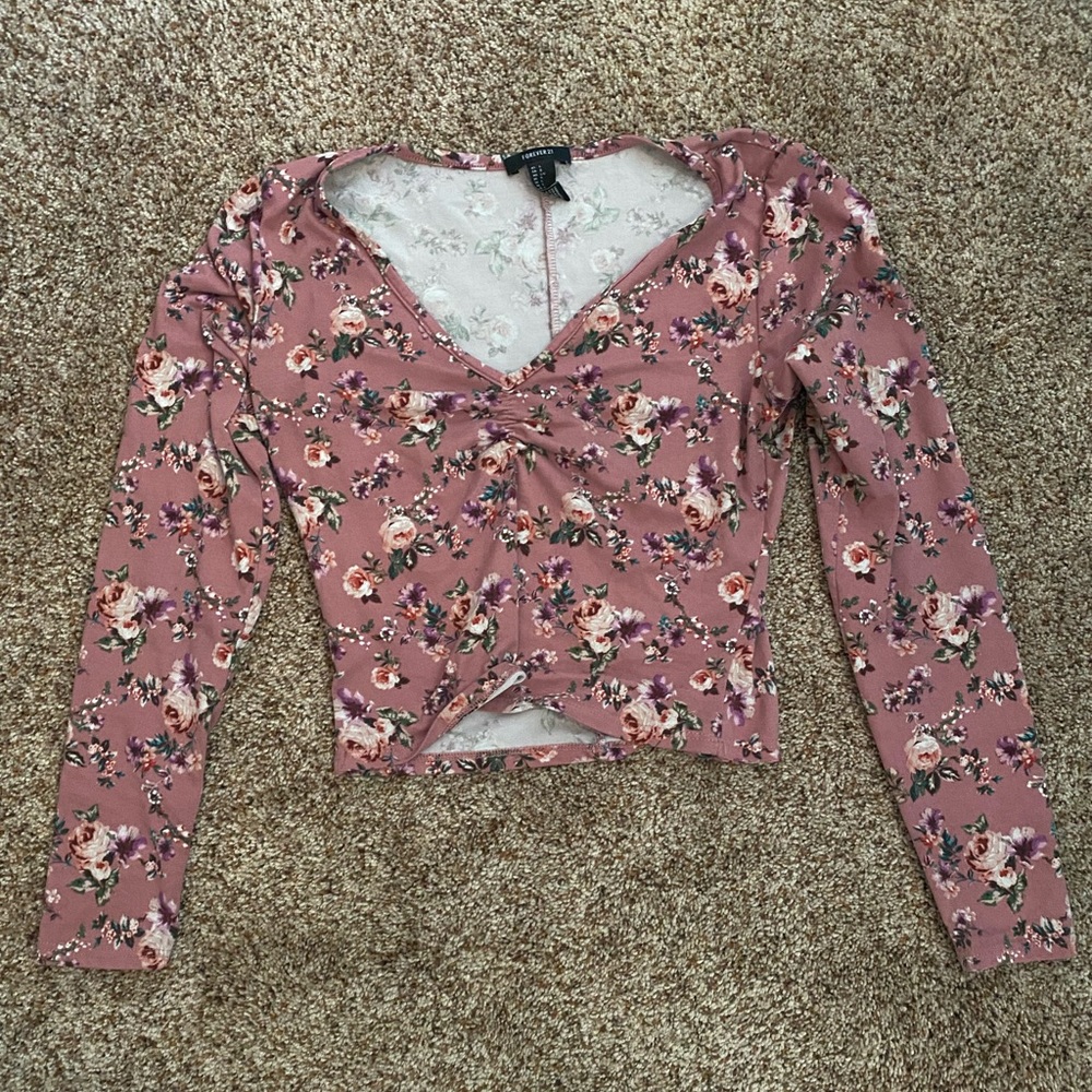 Forever 21 V Neck Top
